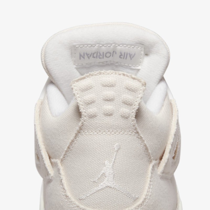 Air Jordan 4 Sail Canvas | DQ4909-100 | Grailify